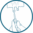 Attach IV Tubing Icon