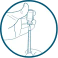 Aseptically transfer the required volume of reconstituted BLINCYTO®
                    (blinatumomab) into the IV bag